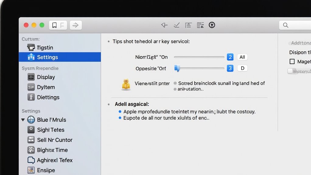 aktywować tryb nocny imac