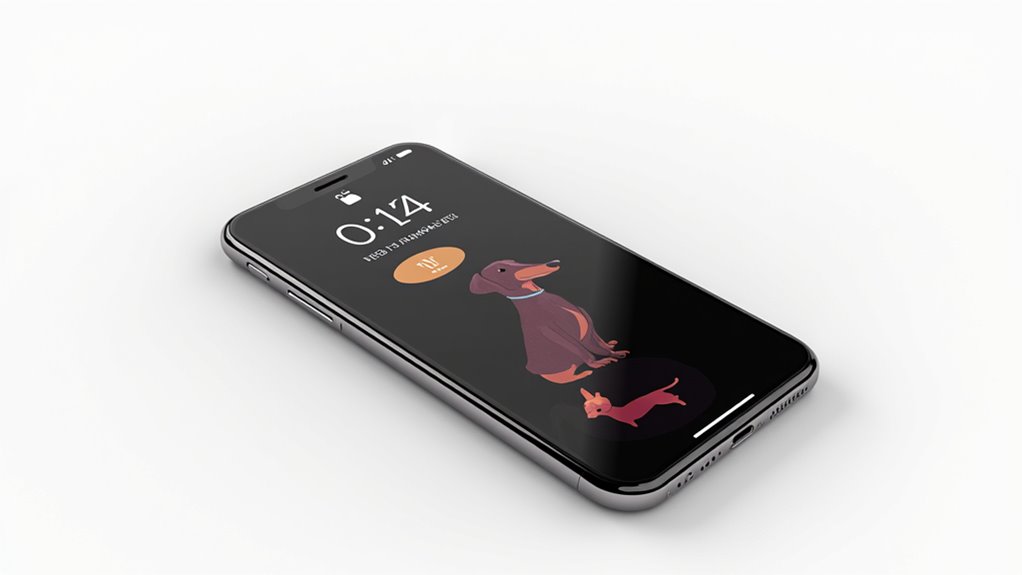 kolekcja tapet z jamnikami na iphone